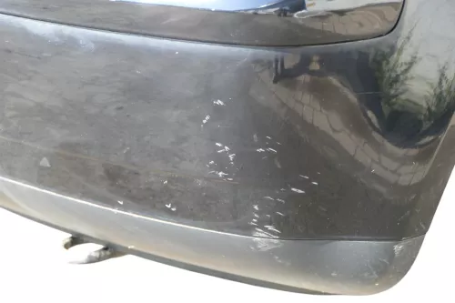 VW Polo 9N 9N3 Stoßstange Heckstoßstange hinten schwarz L041 (183243)