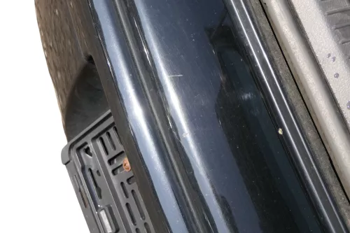 VW Polo 9N 9N3 Stoßstange Heckstoßstange hinten schwarz L041 (183243)