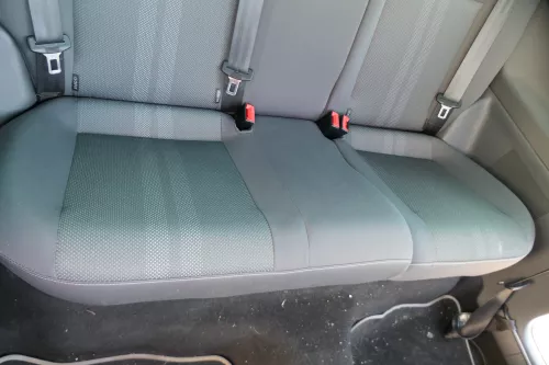 VW Polo 9N 9N3 Sitz Rückbank Sitzfläche Sitze 3 Punkt Gurt hinten OHNEKopfstütze