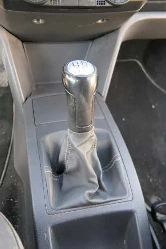 VW Polo 9N 9N3 Schaltknauf Schaltsack Schaltung 6Q1711113G Leder schwarz