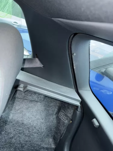 1x Polo 9N C-Säulen Verkleidung schwarz Abdeckung C-Säule Kofferraum 3-Tür recht