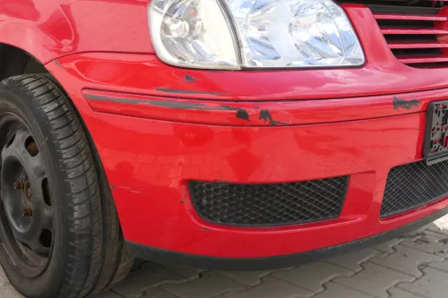 VW Polo 6N2 Stoßstange vorne Frontstoßstange Stoßfänger LP3G (183283)