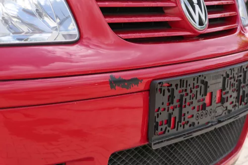 VW Polo 6N2 Stoßstange vorne Frontstoßstange Stoßfänger LP3G (183283)