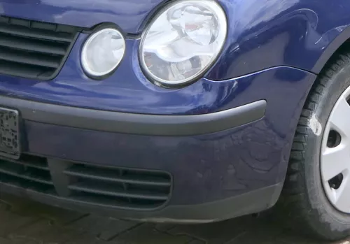 VW Polo 9N Stoßstange Frontstoßstange vorne blau LB5N (183325)