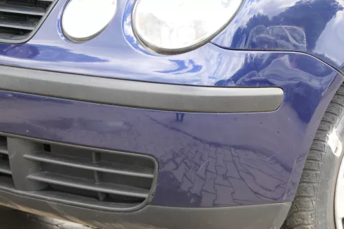 VW Polo 9N Stoßstange Frontstoßstange vorne blau LB5N (183325)