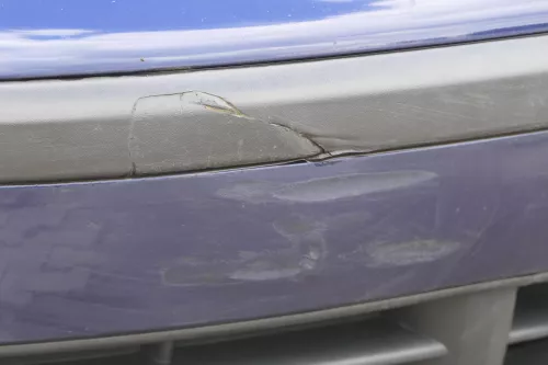 VW Polo 9N Stoßstange Frontstoßstange vorne blau LB5N (183325)