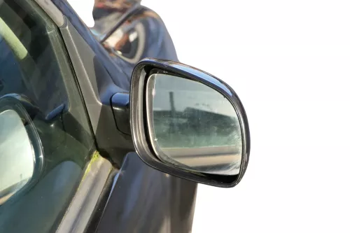 VW Golf 4 Bora manueller Spiegel vorne rechts Außenspiegel schwarz LC9Z (183335)