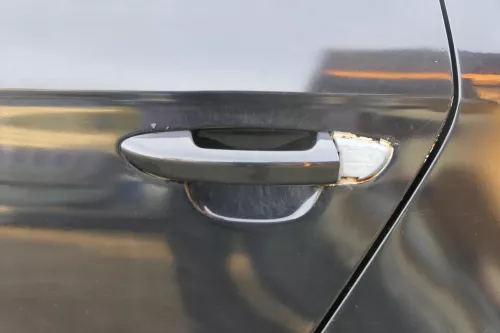 VW Passat 3C Kombi Variant Tür hinten links schwarz LC9X -OHNE Anbauteile (183357)