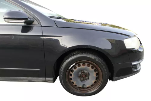 VW Passat 3C Kotflügel vorne rechts schwarz LC9X 3C0821022 - BILDER !!!