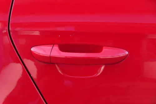 1x VW Passat 3C Türgriff Tür Griff vorne  /hinten rechts außen rot LY3D