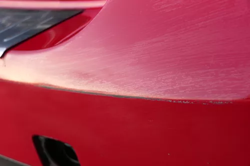 VW Passat 3C Kombi Stoßstange hinten Heckstoßstange Stoßfänger rot LY3D (183386)