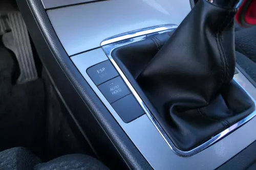 VW Passat 3C 6-Gang Schaltknauf Schaltsack Schaltung Schaltknüppel original (183401)