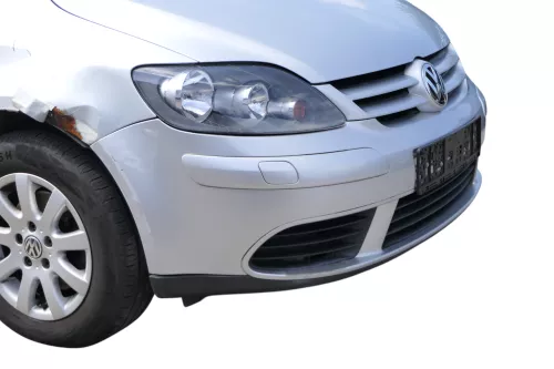 VW Golf 5 5M1 Plus Stoßstange vorne Frontoßstange Stoßfänger silber LA7W  SWR (183428)