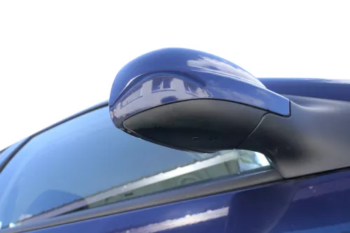 VW Golf 4 Bora elektrischer Spiegel vorne rechts Außenspiegel blau LB5N Glas (183476)