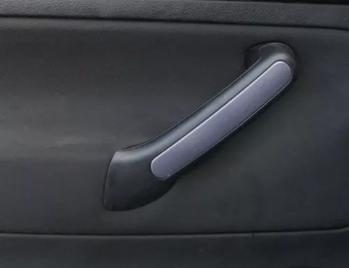 Golf 4 Bora Mittelkonsole Verkleidung um Radio 1j1858069G Dekor grau Türgriff (183485)