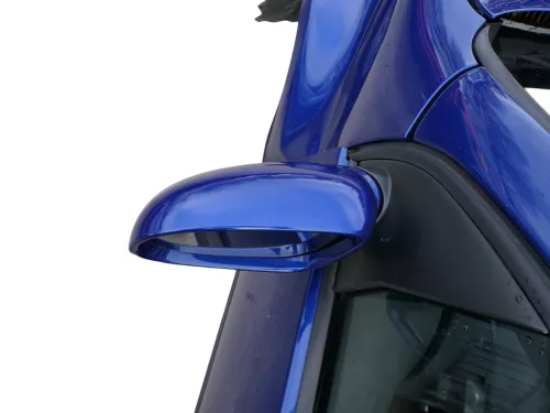 VW Golf 5 1K elektrischer Spiegel Außenspiegel links mit Blinker blau LC5J (183508)