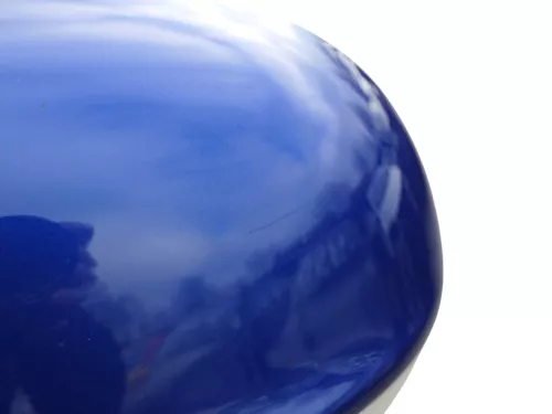 VW Golf 5 1K elektrischer Spiegel Außenspiegel links mit Blinker blau LC5J (183508)