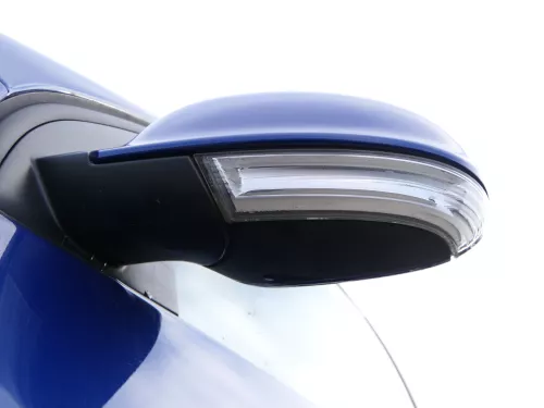 VW Golf 5 1K elektrischer Spiegel Außenspiegel links mit Blinker blau LC5J (183508)