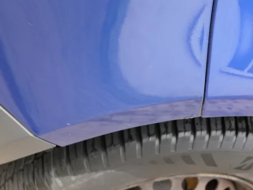 VW Golf 5 1K Limousine Stoßstange hinten Heckstoßstange blau LC5J (183520)