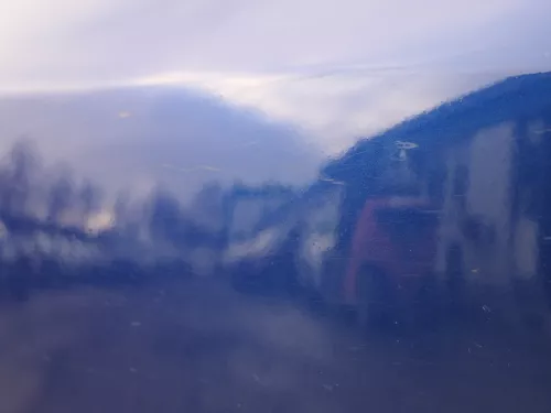 VW Golf 5 1K Limousine Stoßstange hinten Heckstoßstange blau LC5J (183520)