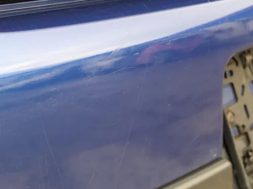 VW Golf 5 1K Limousine Stoßstange hinten Heckstoßstange blau LC5J (183520)