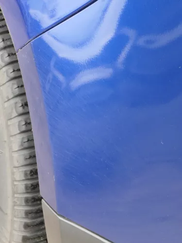 VW Golf 5 1K Limousine Stoßstange hinten Heckstoßstange blau LC5J (183520)