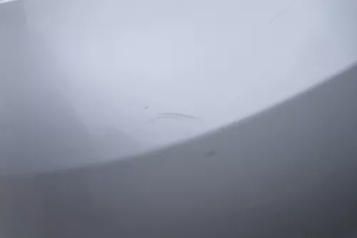 VW Fox 5Z Stoßstange hinten Stoßfänger silber LA7W Heckstoßstange (183545)