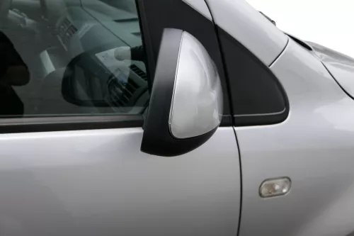 Fox 5Z manueller Spiegel Außenspiegel + Glas rechts silber LA7W grau mechanisch (183547)