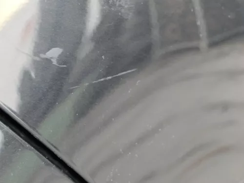 Skoda Fabia 5J Limousine Tür hinten rechts schwarz LF9R - ohne Anbauteile (183592)