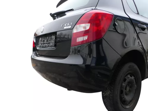 Fabia 5J Schrägheck Limousine Stoßstange hinten Heckstoßstange schwarz LF9R (183594)