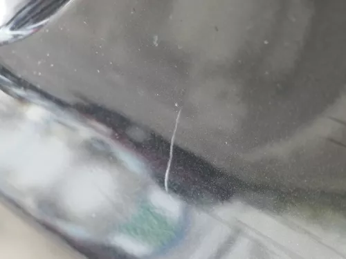 Fabia 5J Schrägheck Limousine Stoßstange hinten Heckstoßstange schwarz LF9R (183594)