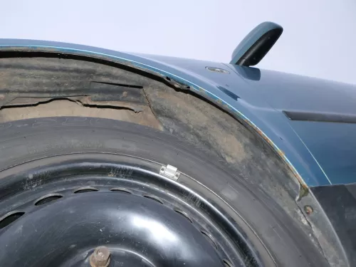 VW Passat 3B Kotflügel vorne links blau grün türkis ( evtl. LB7T oder LB6N ???) (183617)