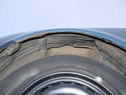 VW Passat 3B Kotflügel vorne links blau grün türkis ( evtl. LB7T oder LB6N ???) (183617)