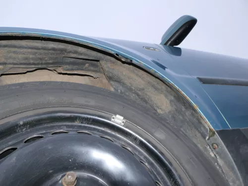 VW Passat 3B Kotflügel vorne links blau grün türkis ( evtl. LB7T oder LB6N ???) (183617)