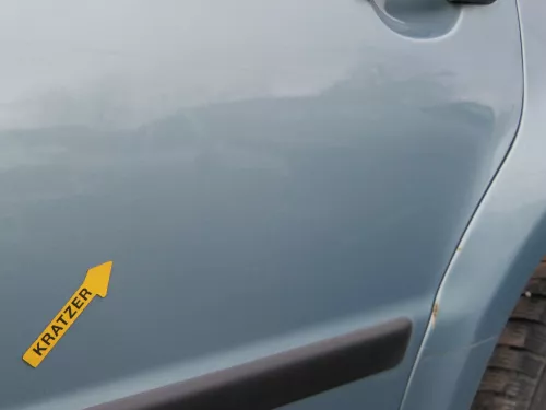 Passat 3B 3BG Limousine Tür hinten links blau türkis grün LB6N - ohne Anbauteile (183619)