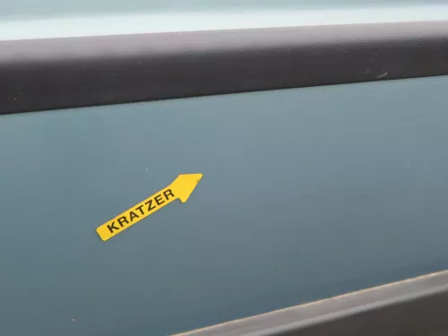 Passat 3B 3BG Limousine Tür hinten links blau türkis grün LB6N - ohne Anbauteile (183619)