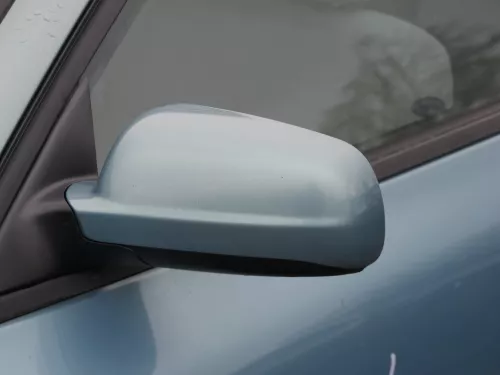 Passat 3B 3BG elektrischer Spiegel Außenspiegel links + Glas blau türkis gr LB6N
