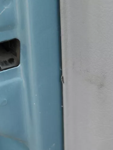 1x Passat 3B Variant Türverkleidung Verkleidung Tür vorne links Griff grau (183625)