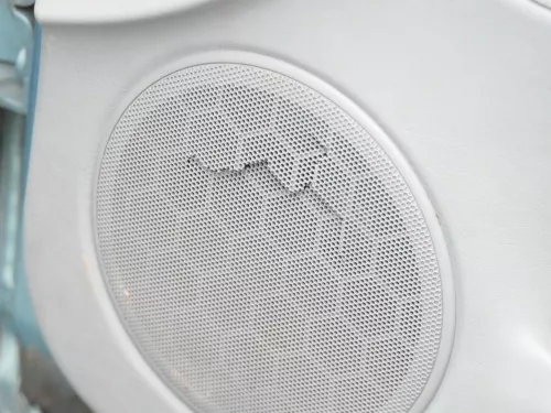 1x Passat 3B Variant Türverkleidung Verkleidung Tür vorne rechts Griff grau (183626)