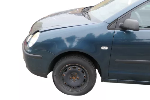 VW Polo 9N3 Kotflügel vorne links grün LC6X