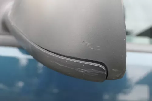 VW Polo 9N 9N3 manueller Spiegel Außenspiegel links vorne schwarz (183643)