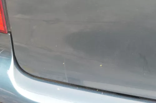 VW Polo 9N3 9N Heckklappe Kofferraumklappe Klappe grün LC6X - Scheibe (183645)