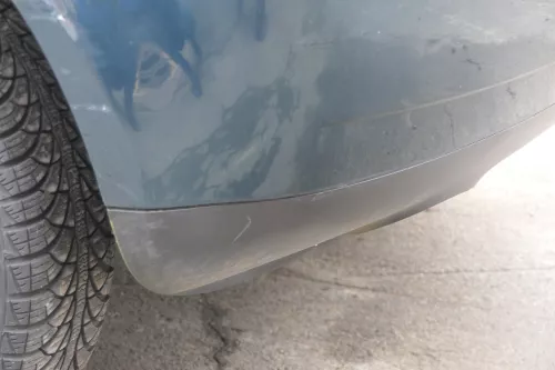 VW Polo 9N 9N3 Stoßstange Heckstoßstange hinten grün LC6X (183646)