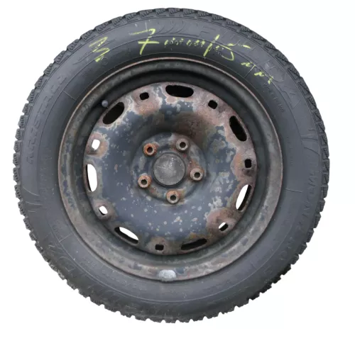 4x Polo 6R 9N Ibiza Felgen 185/60 R14 T Winterreifen M+S 6jx15 ET38 Reifen 6-8mm (183655)