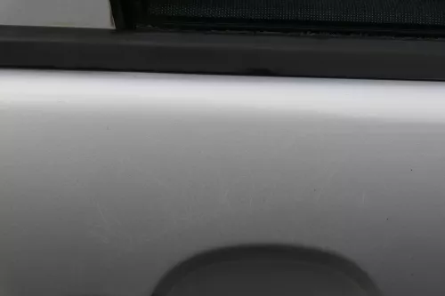 Skoda Fabia 6Y Kombi Limousine Tür vorne rechts Beifahrertür grau silber LF7T (183659)