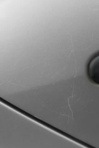 Skoda Fabia 6Y Limousine Schrägheck Tür hinten rechts grau silber LF7T diamantsi (183660)