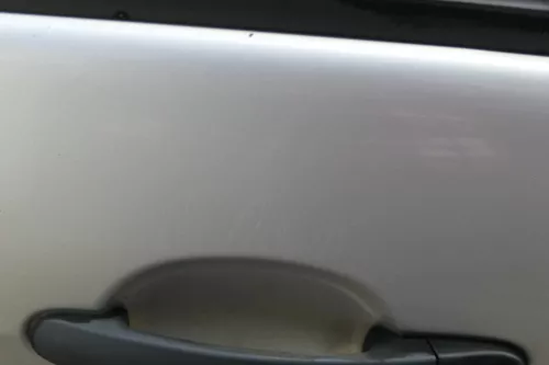 Fabia 6Y Kombi + Limousine Tür vorne links Fahrertür grau LF7T silber ohneAnba (183676)