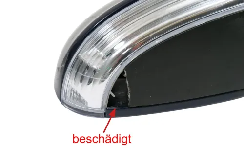 Sharan Alhambra 7M elektrischer Spiegel rechts Blinker ele anklappbar blau LA5G (183719)