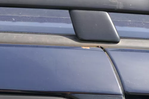 Sharan 7M Seat Alhambra Tür links hinten blau LA5G ab Bj.2000 Facelift ohne Anba (183720)