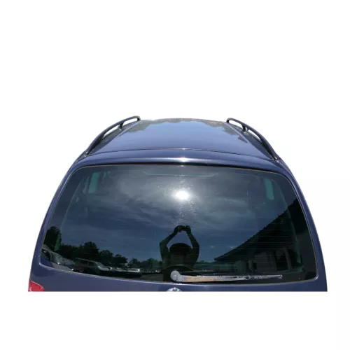 VW Sharan 7M Heckklappe Scheibe  Klappe hinten ab Bj.2000 blau LA5G ohneAnbautei (183721)